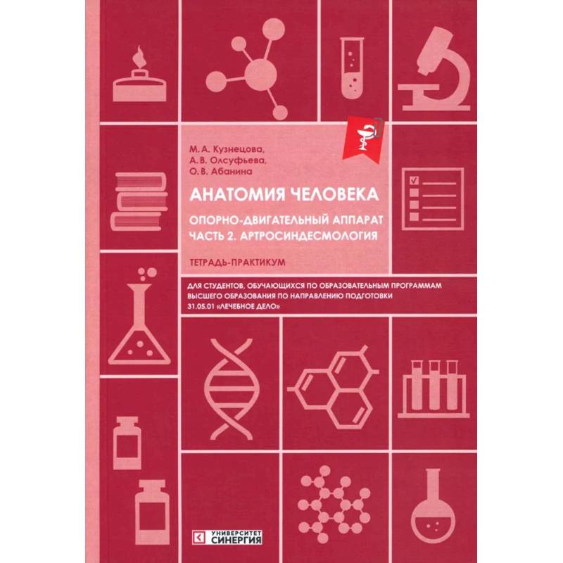Анатомия человека: Опорно-двигательный аппарат. Часть 2: Артросиндесмология: тетрадь-практикум