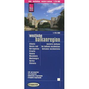Балканы Западные. Карта / Westliche Balkanregion.