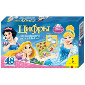 Disney. Принцесса. Цифры. Развивающая игра для детей 3-6 лет
