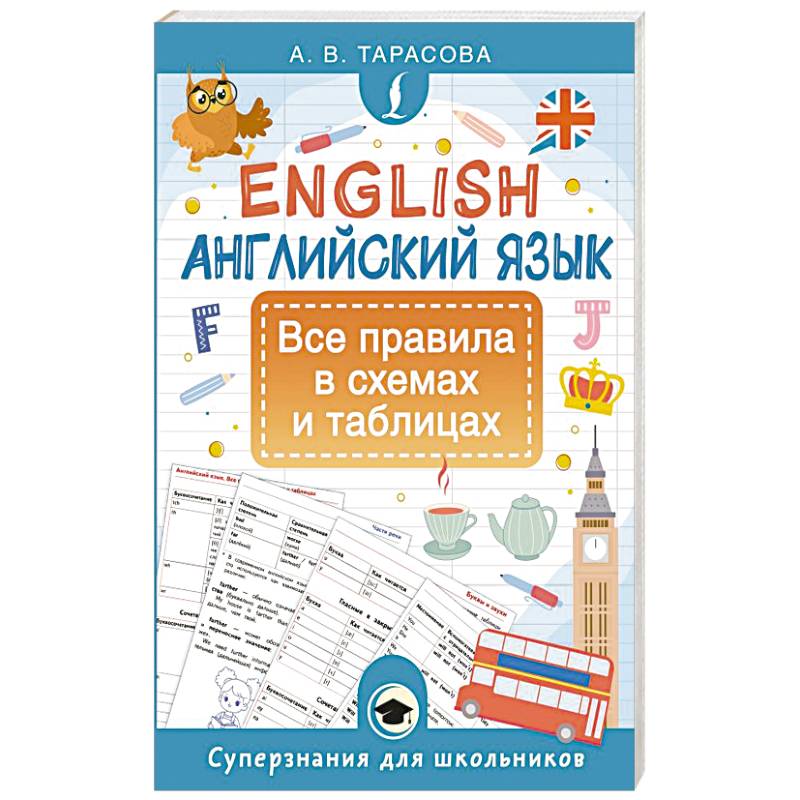 Английский язык. Все правила в схемах и таблицах