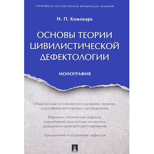 Основы теории цивилистической дефектологии. Монография