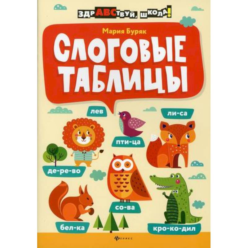 Слоговые таблицы