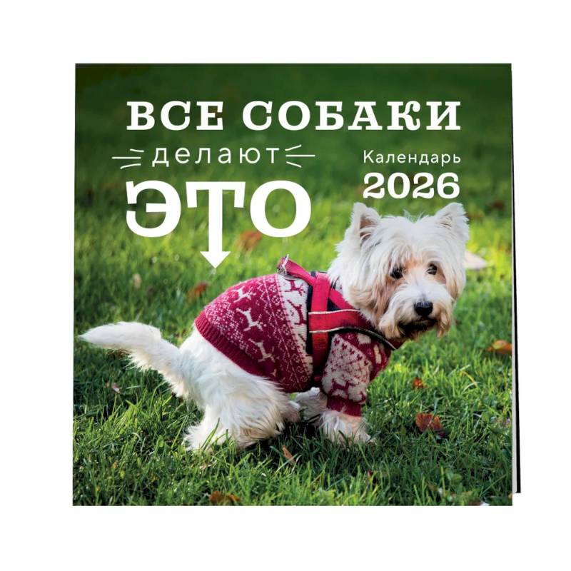 Все собаки делают это. Календарь настенный на 2026 год (300х300)