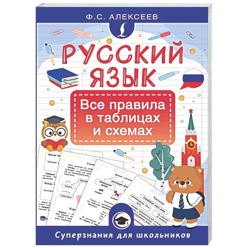 Русский язык. Все правила в таблицах и схемах
