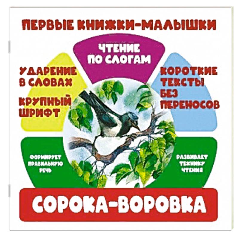 Чтение по слогам. Сорока-воровка