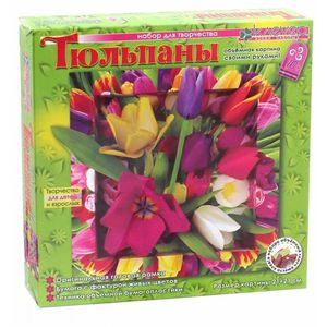 Набор для детского творчества. Изготовление картины 'Тюльпаны' (АБ 41-310)