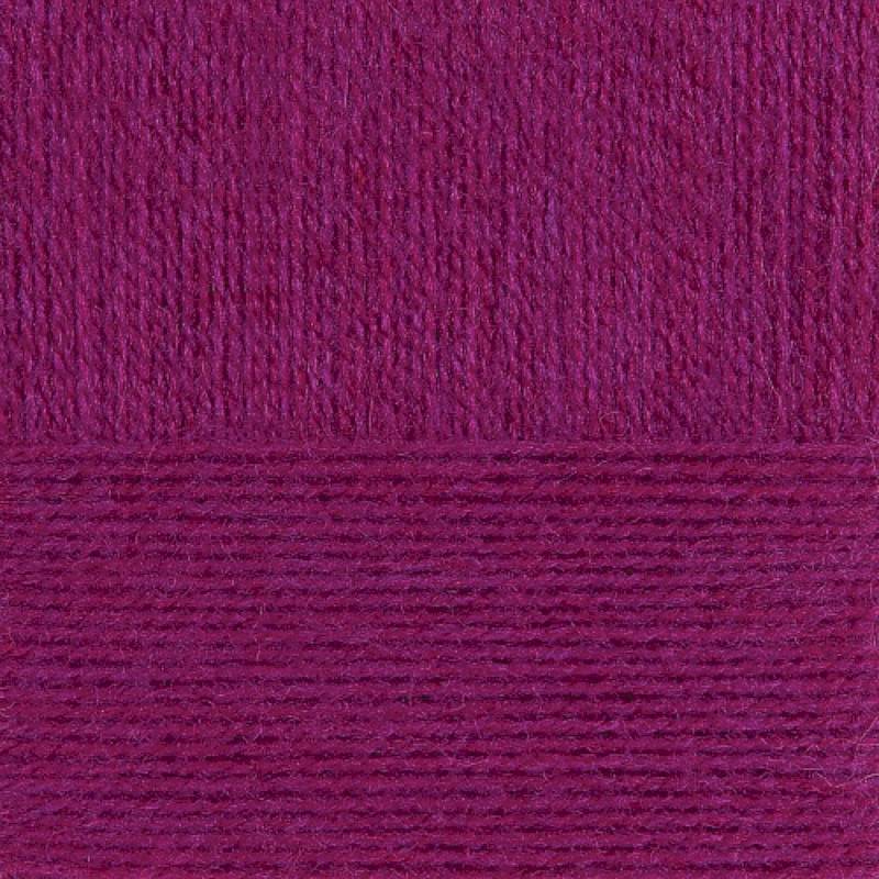 Ангорская тёплая. Цвет 40-Цикламен. 5x100г