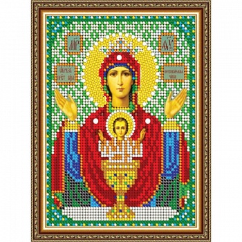 «Светлица» набор для вышивания бисером 8385М «Прсв. Богородица Неупиваемая Чаша» бисер Чехия 12x16см «Светлица» набор для вышивания бисером 8385М «Прсв. Богородица Неупиваемая Чаша» бисер Чехия 12x16см