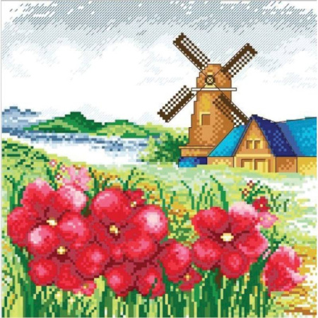 Набор для вышивания крестом № S8074 37x37 см