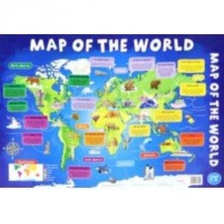 Чтение на английском языке, книга My First Map of the World купить по скидке