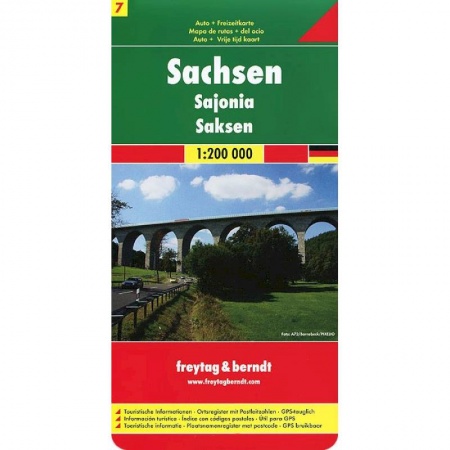 Книги, книга Саксония. Карта. Saxony. Sachsen 1:200 000 купить по скидке