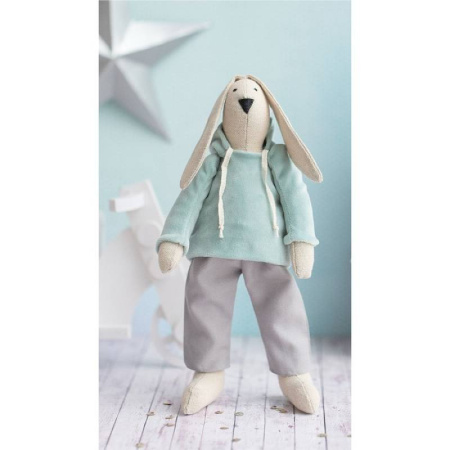 Мягкая игрушка «Домашний зайка Банни», набор для шитья, 18 x 22 x 3.6 см