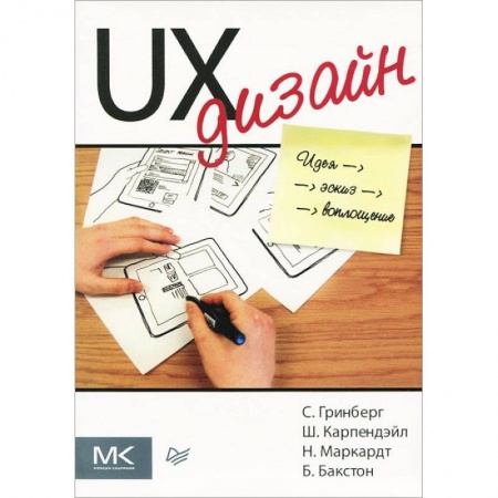Книги, книга UX-дизайн. Идея — эскиз — воплощение купить по скидке