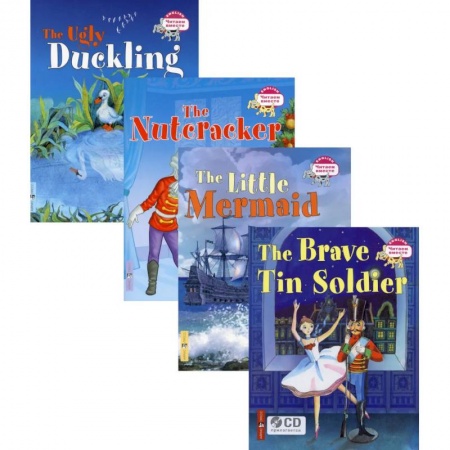Книги, книга Читаем вместе. Сборник сказок Уровень 3.CD+4 книги (Стойкий оловянный солдатик, Русалочка, Щелкунчик) купить по скидке