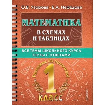 Математика в схемах и таблицах. Все темы школьного курса 1 класса с тестами Математика в схемах и таблицах. Все темы школьного курса 1 класса с тестами