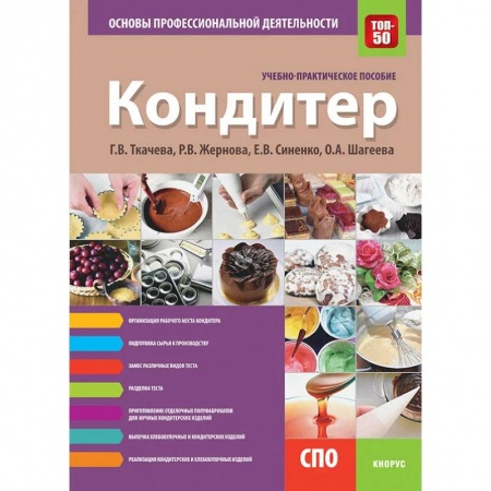 Промышленность, книга Кондитер. Основы профессиональной деятельности. Учебно-практическое пособие купить по скидке