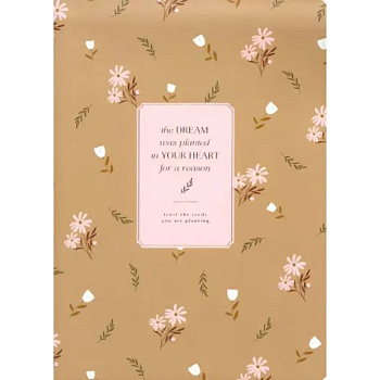 Тетрадь April, 40 листов, клетка, А4, коричневый