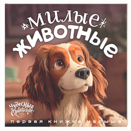 Знакомство с миром, развитие малыша, книга Милые животные. Первая книжка малыша купить по скидке