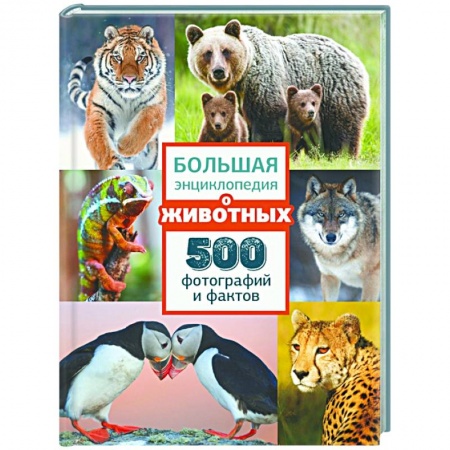 Животный и растительный мир, книга Большая энциклопедия о животных. 500 фотографий и фактов купить по скидке