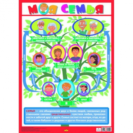 Книги, книга Моя семья (550х770) купить по скидке