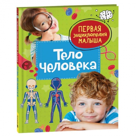 Человек. Земля. Вселенная, книга Тело человека. Первая энциклопедия малыша купить по скидке