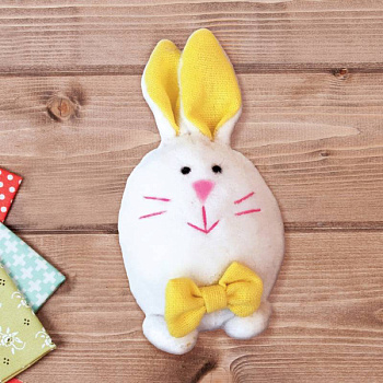 Игрушка из фетра 'Ушастик', 4x6x12 см