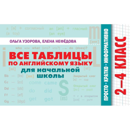 Английский язык, книга Все таблицы по английскому языку для начальной школы купить по скидке