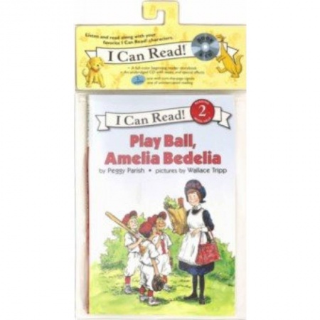 Литература на иностранном языке для детей, книга Play Ball, Amelia Bedelia (Level 2) (+CD) купить по скидке