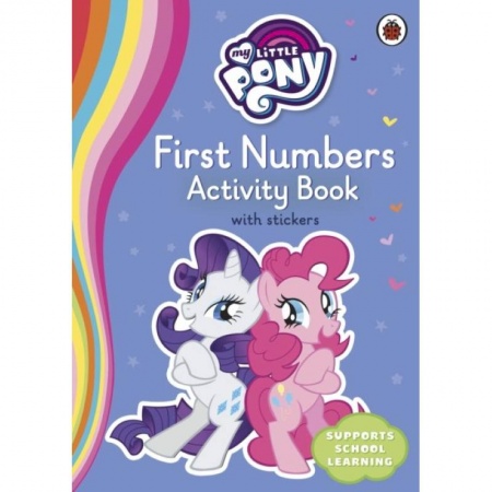 Чтение на английском языке, книга My Little Pony First Numbers Activity Book купить по скидке