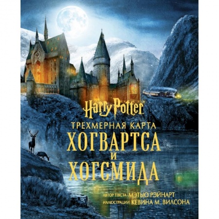 Культура, искусство, книга Гарри Поттер. Трехмерная карта Хогвартса и Хогсмида купить по скидке
