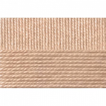 Мериносовая. Цвет 124-Песочный. 10х100 г