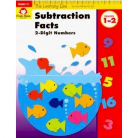 Литература на иностранном языке для детей, книга The Learning Line Workbook. Subtraction Facts, Grades 1-2 купить по скидке