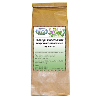 Сбор при заболеваниях ЖКТ. (расфасовка 100 г.)