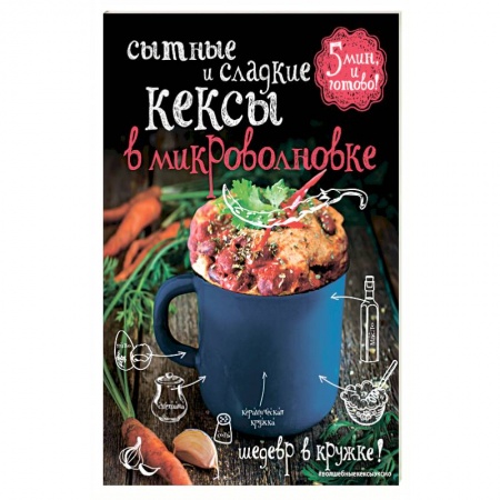 Книги, книга Сытные и сладкие кексы в микроволновке купить по скидке