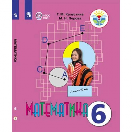 Математика. Алгебра. Геометрия, книга Математика 6 класс. Учебник. Адаптированные программы. ФГОС ОВЗ купить по скидке