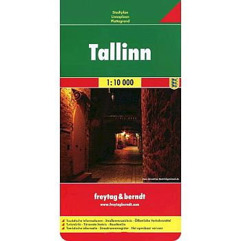 Таллин. Карта. Tallinn. 1:10 000