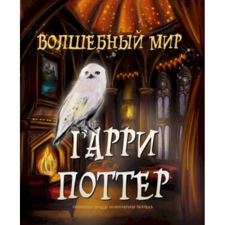 Герои зарубежных мультфильмов, книга Волшебный мир Гарри Поттера. Раскраска купить по скидке